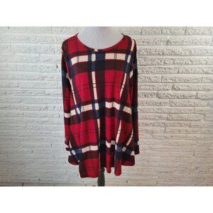 Mint Pineapple Womens Top 3XL Plus Tunic Pullover Poly Blend Knit PLA50E